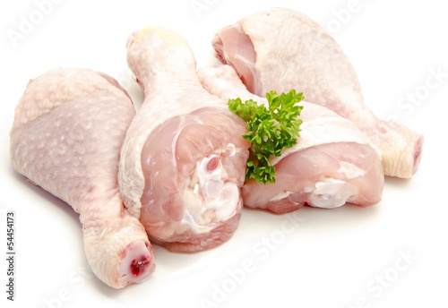 Carne de pollo cruda photo