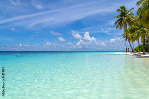 Scenery of Resort Island,Maldives