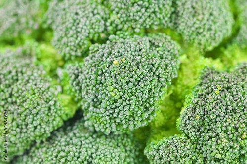 background of juicy green broccoli