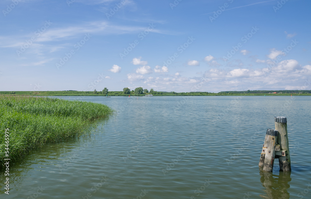 Fototapeta premium am Peenestrom bei Karlshagen auf Usedom