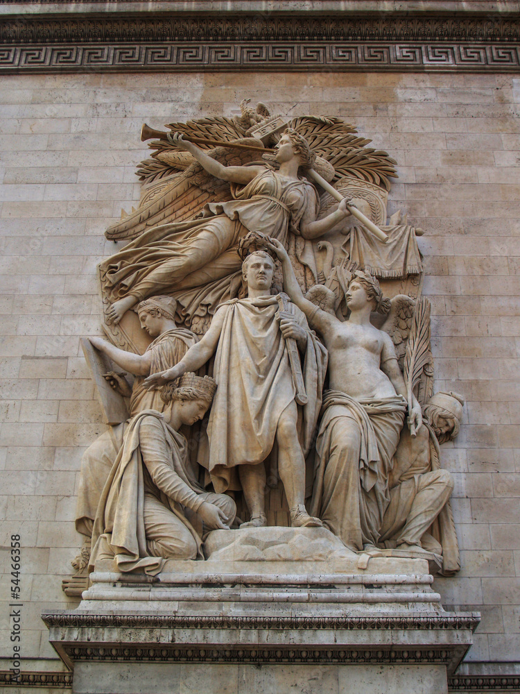 Low relief  Triumph 1810  on Triumphal Arch