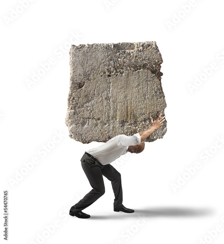 Фотография Stress of a businessman