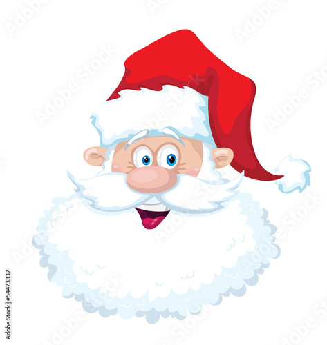 smile santa head