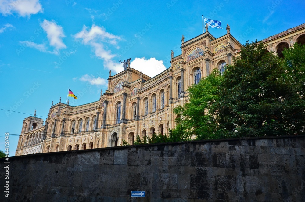 Fototapeta premium Maximilianeum Bayerischer Landtag München