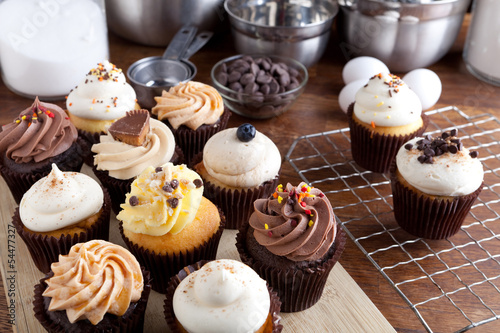 Fancy Cupcakes Frosted
