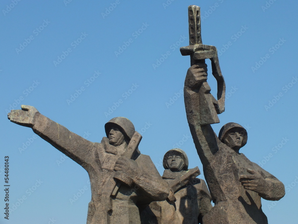 Detail of Victory Memorial to Soviet Army (Riga, Latvia)
