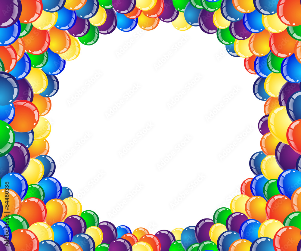 Colorful balloon background