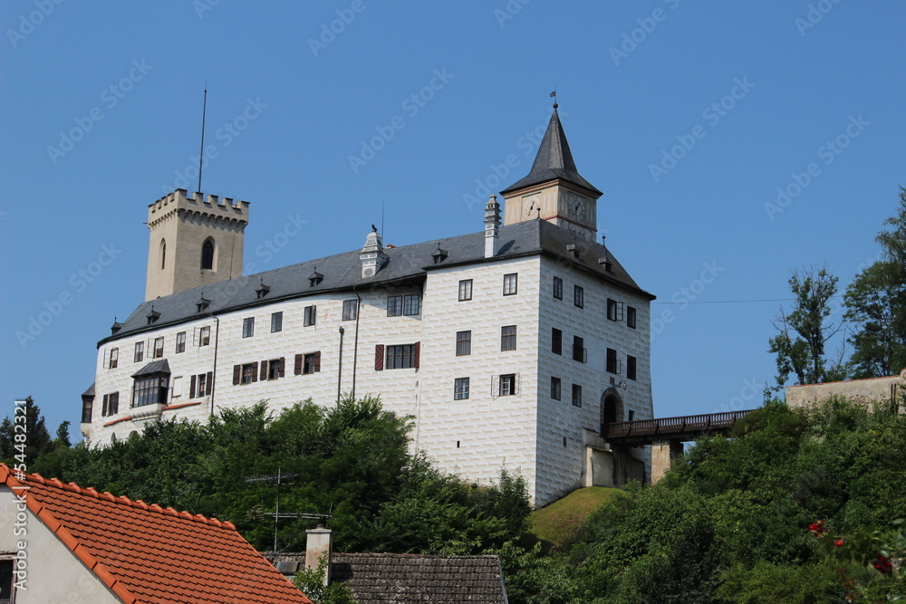 Obraz premium Rozmberk castle in the Czech Republic