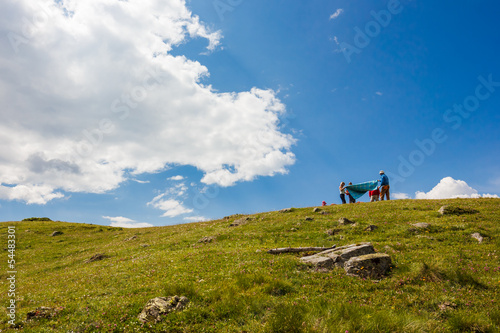 Picnic in montagna