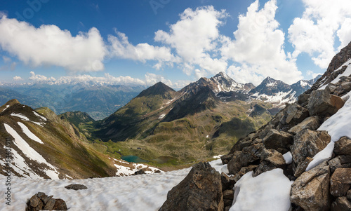 Photography Veduta panoramica in montagna