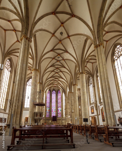 Interior of church in Munster  North Rhine-Westphalia  Germany