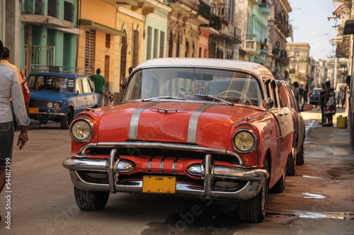 old car on street in Havana