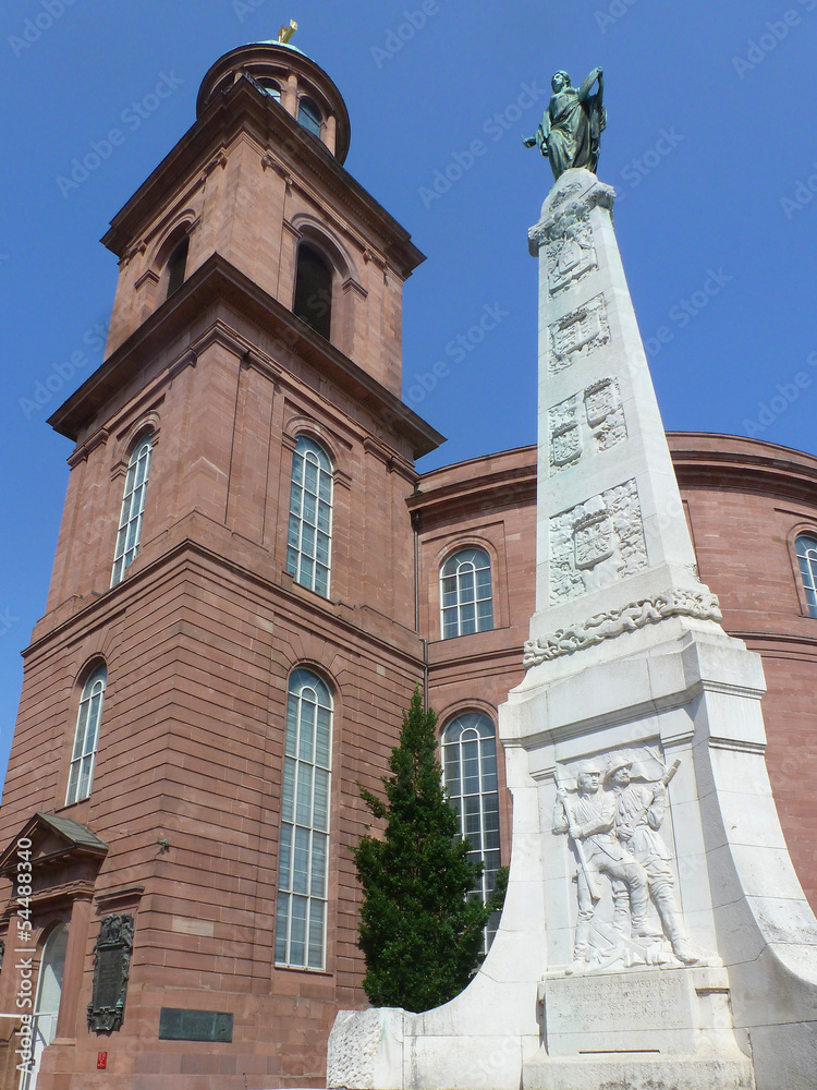 Obraz premium Paulskirche mit Einheitsdenkmal