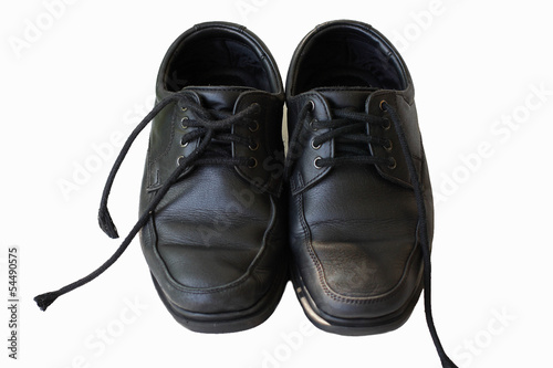 Shoes black students.