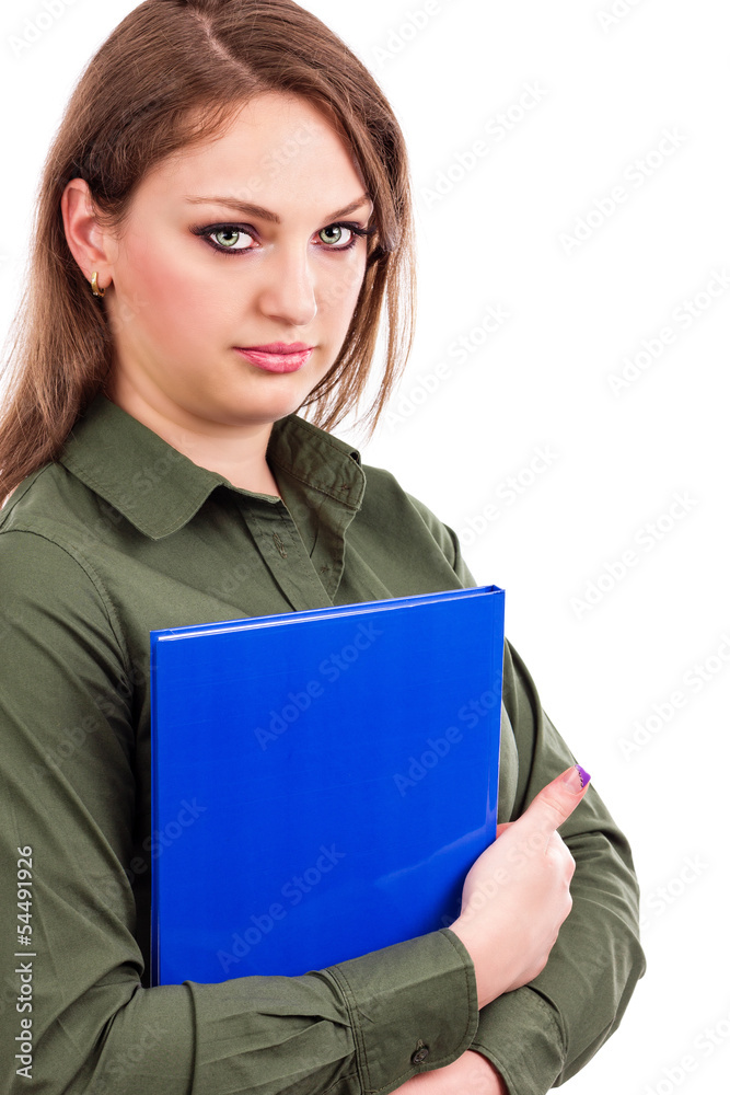 Portrait of a disappointed businesswoman