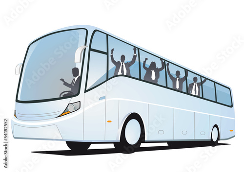 Freude im Bus