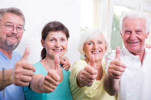 Fotografie rentnergruppe