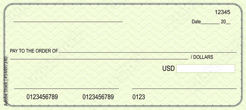 Bank check