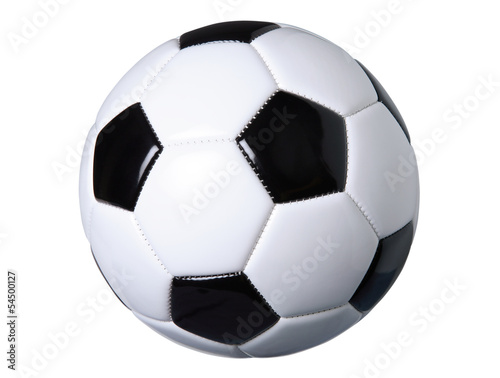 Soccer ball isolated on white with clipping path © Daniel Thornberg