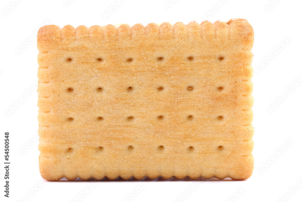 Isolated biscuit. Isolated biscuit.