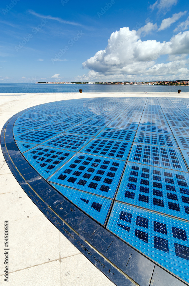 Naklejka premium Zadar. Solar Panel