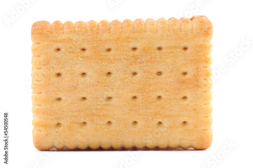 Isolated biscuit.