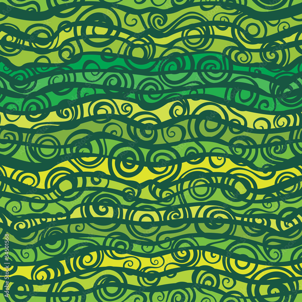 vector waves abstract seamless pattern