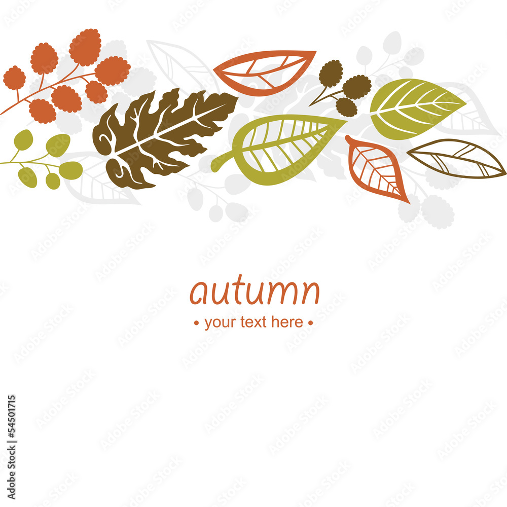 Autumn falling leaves background Autumn falling leaves background