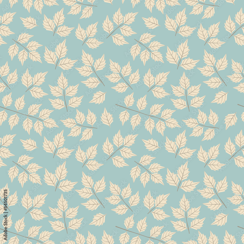 seamless leaf pattern