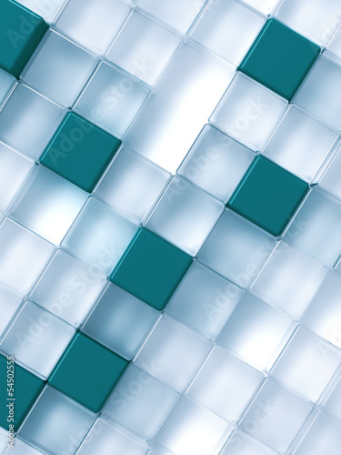 Abstract transparent and bl...