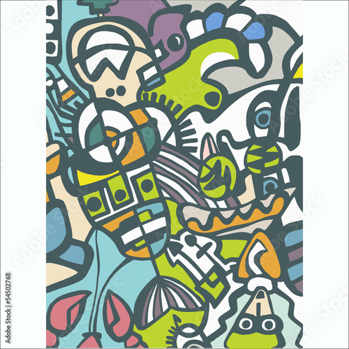 vector abstract mosaic