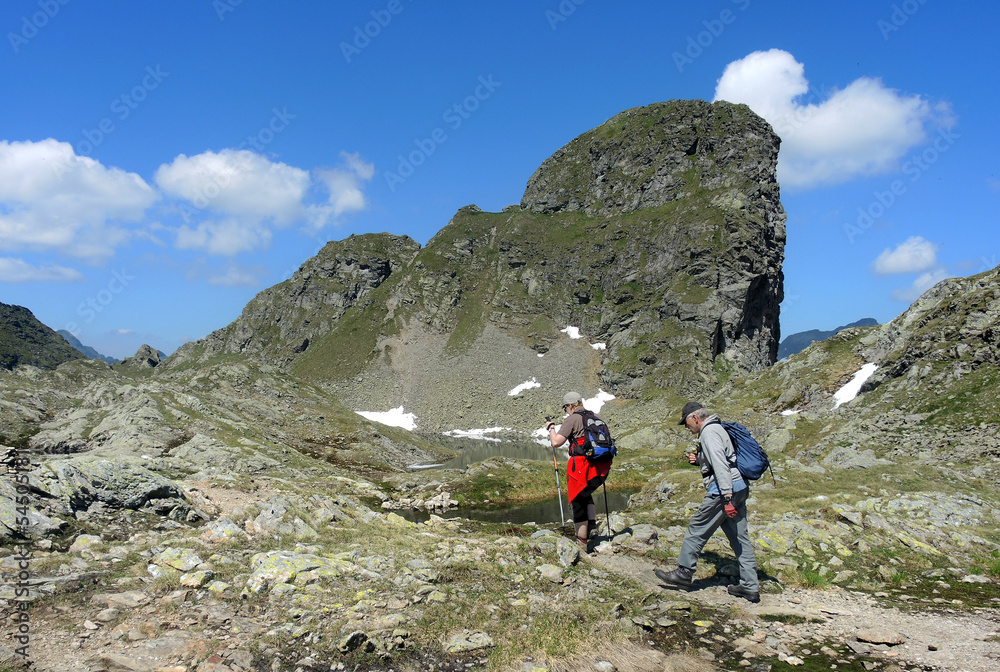 Hikers in Austria - Wanderer in Österreich