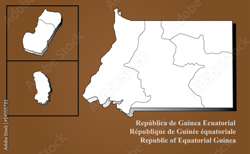 Äquatorialguinea Landkarte