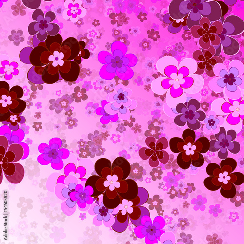 flower of happiness  floral background