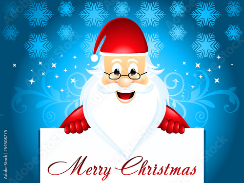 Chirstmas background with santa