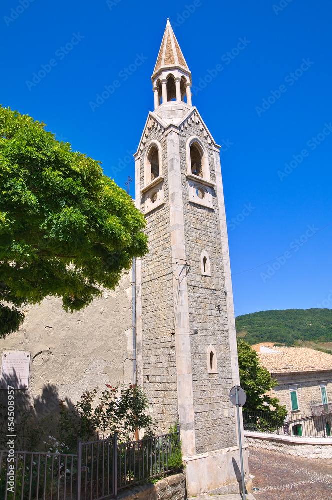 Church of St. Rocco. Alberona. Puglia. Italy.