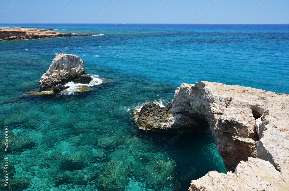 Rock arch. Ayia Napa, Cyprus