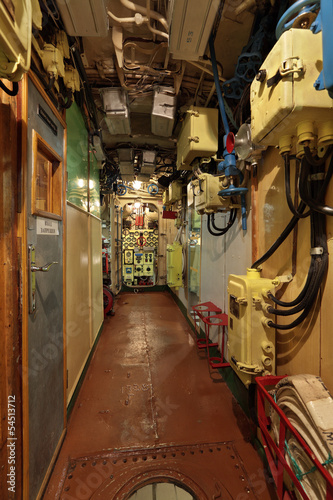 The submarine interior