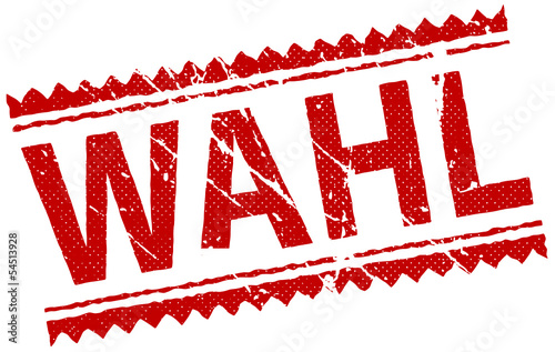 stempel stamp wahl