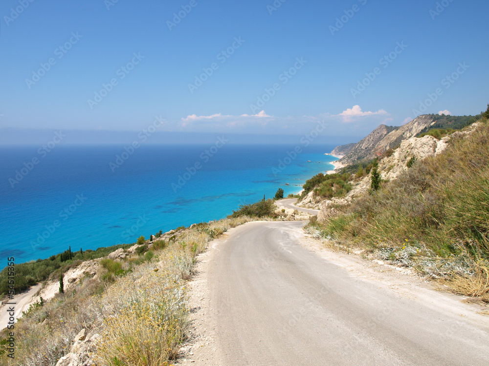 South cape of Lefkas island (Greece, Ionian Sea)