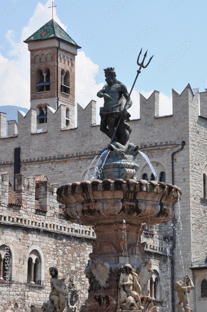 Fountain of Neptune, Trento Italy