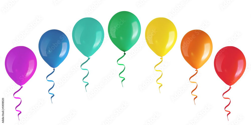 Arch of balloon. Isolated on white Arch of balloon. Isolated on white