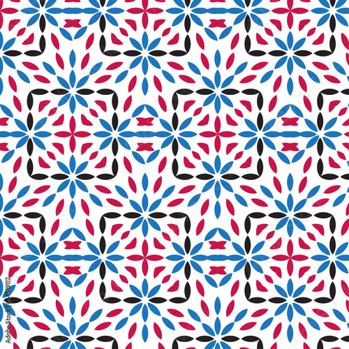 Abstract vector seamless pattern, modern stylish texture.