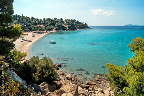 Summer resort of Halkidiki peninsula in Greece