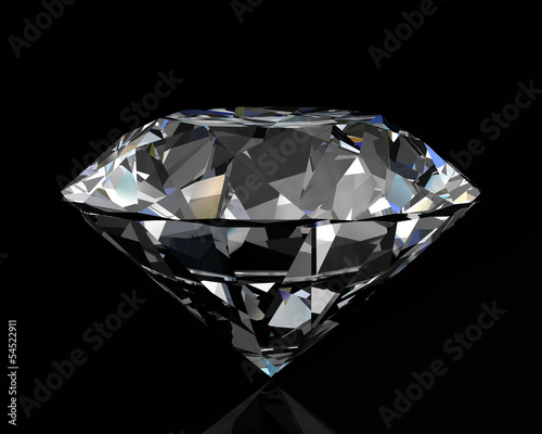 diamond jewel on white background