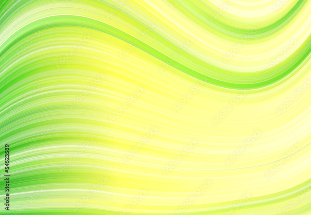 wavy green abstract background