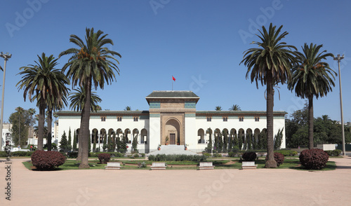 Government building in Casablanca, Morocco, North Africa