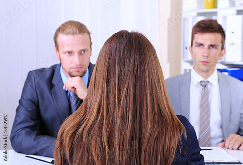 Job applicants having inter...