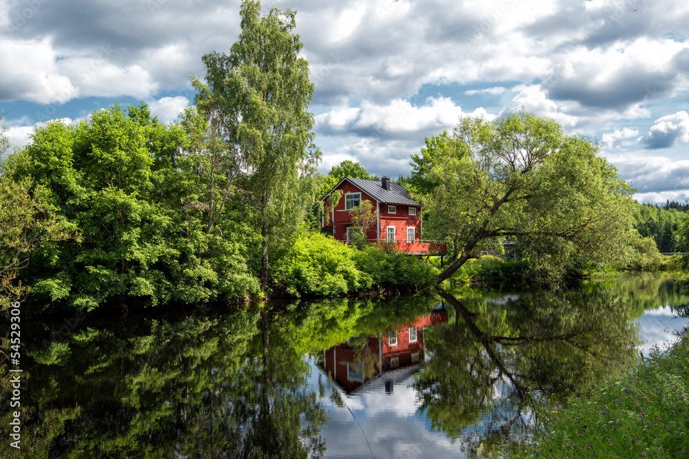 Ulvshyttan in the Swedish folklore district Dalecarlia