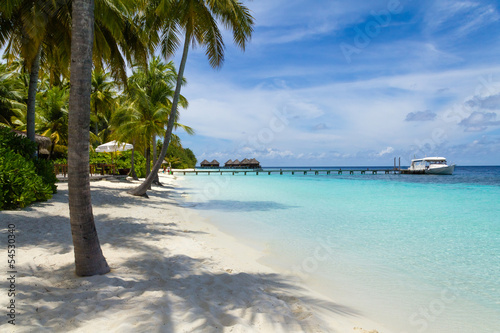 Scenery of Resort Island Maldives